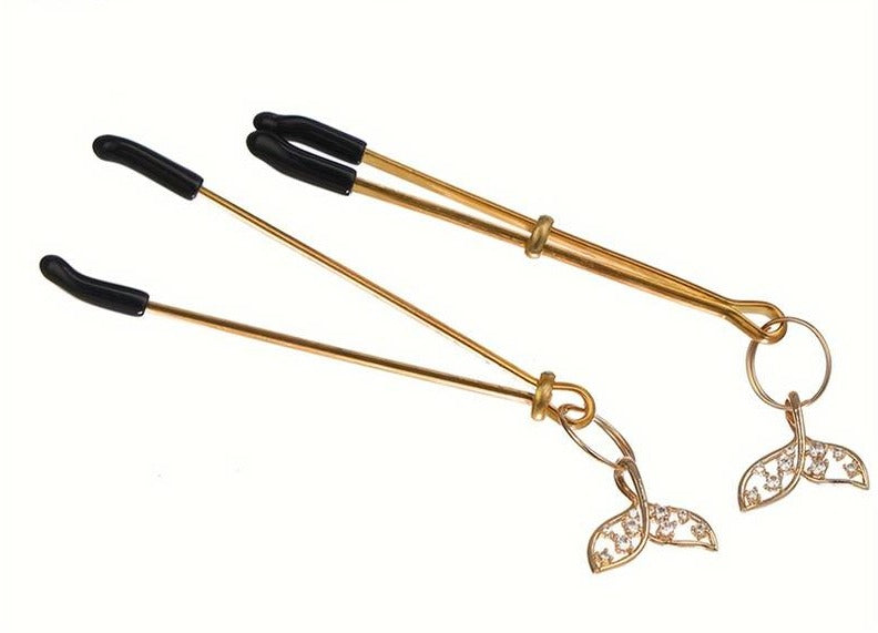 Metal Nipple Clamps Gold