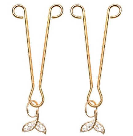 Golden Stainless Steel Nipple Clamps - Pair