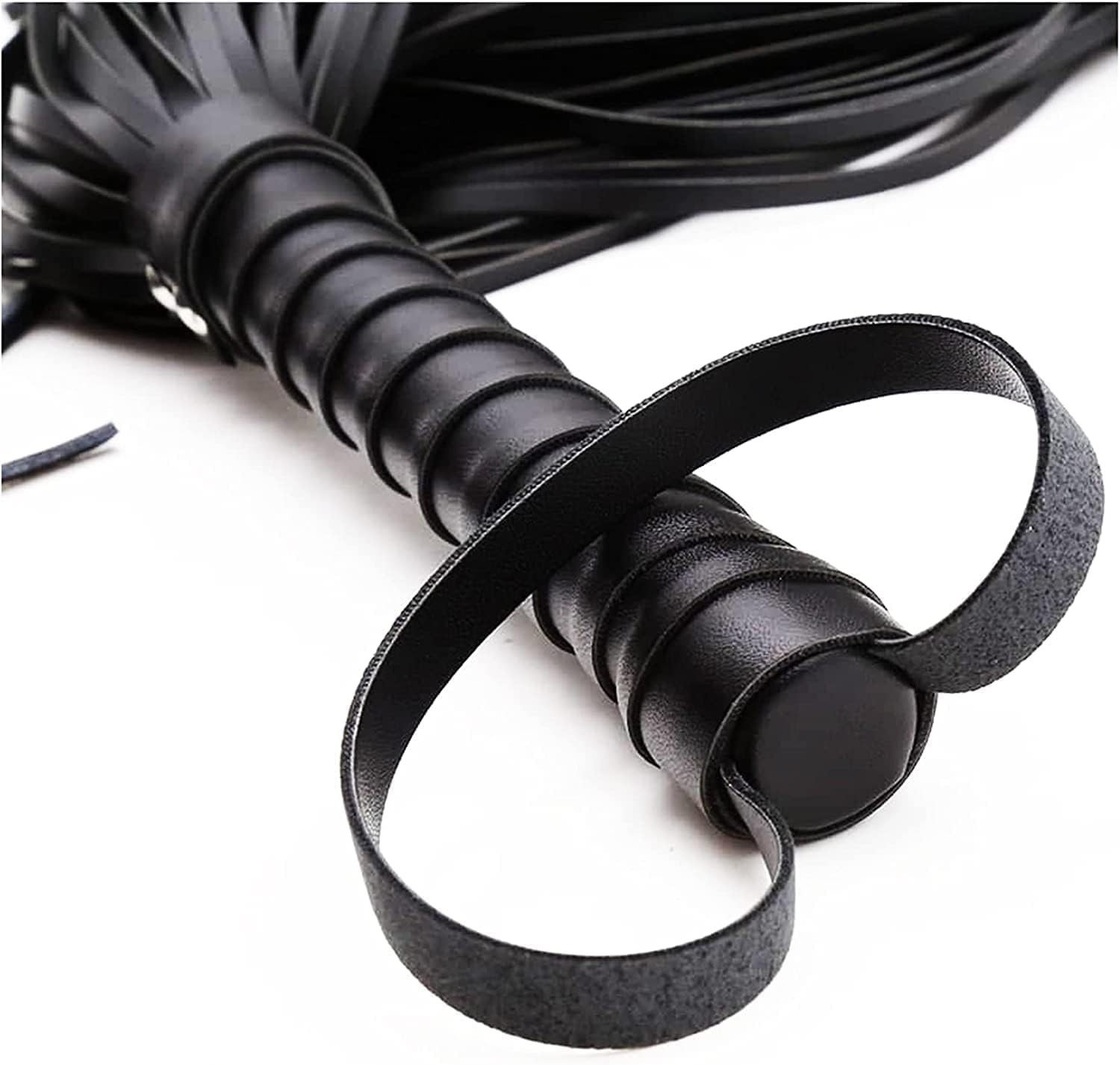 BDSM - Synthetic Leather Black Whip