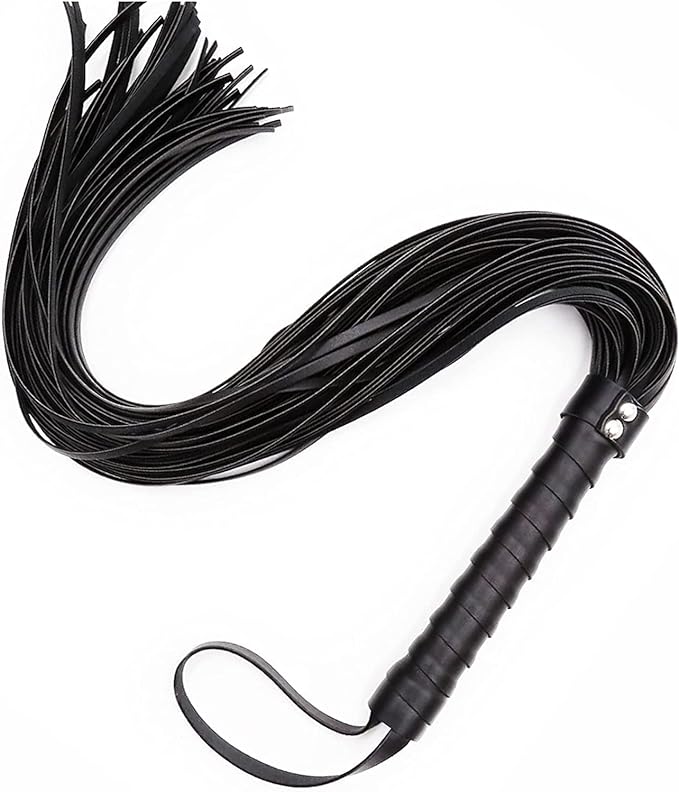 BDSM - Synthetic Leather Black Whip