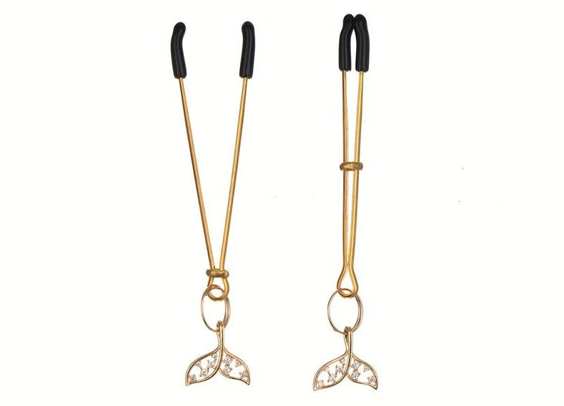 Metal Nipple Clamps Gold