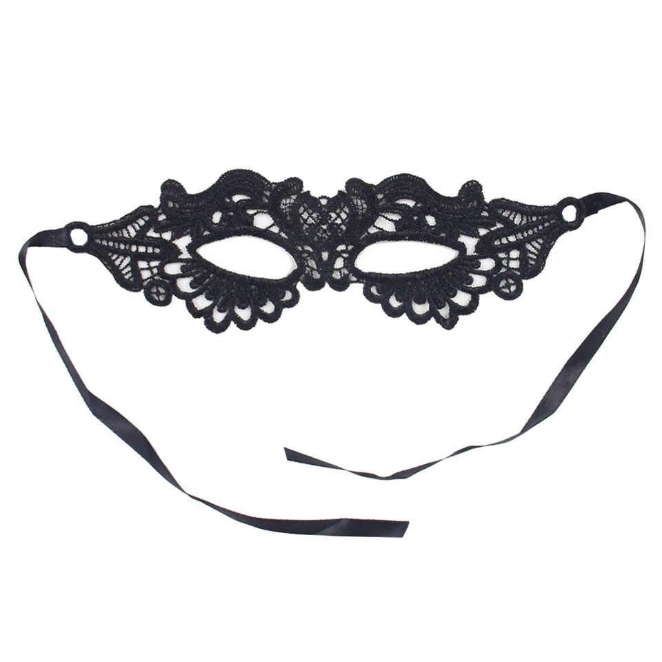 Black Lace Face Mask For Women