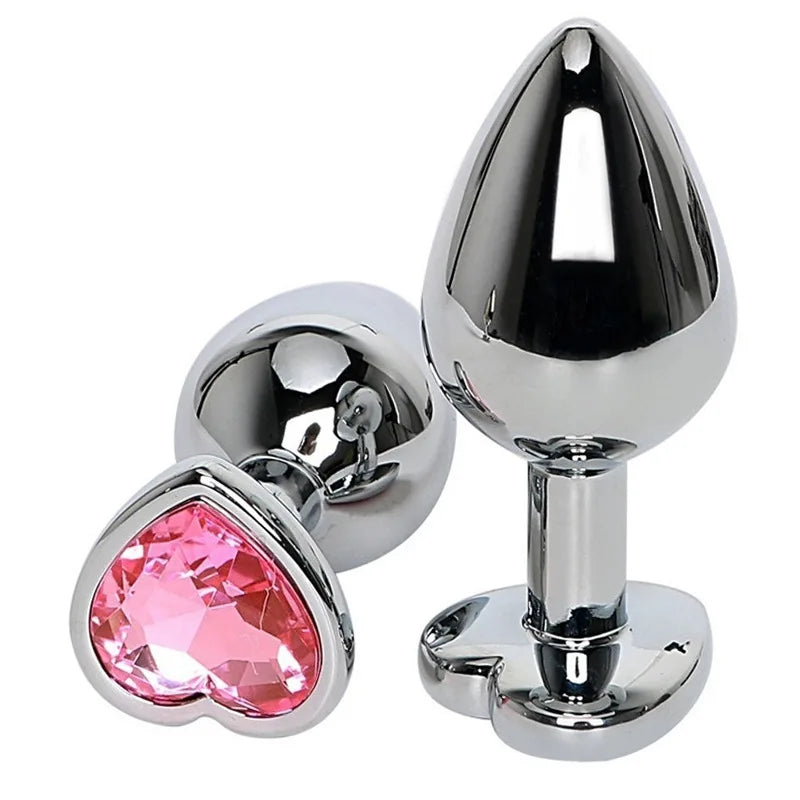 Precious Lover - Metalic G Spot Butt Anal Plug -  Only Size  - 1 Pc