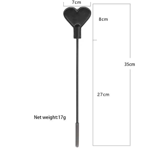 BDSM - Μαστίγιο σε σχήμα καρδιάς απο συνθετικό δέρμα