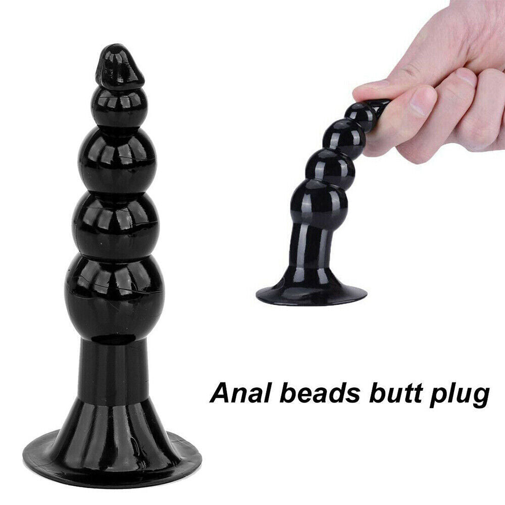 Bondage Set with Anal Plug Vibrator - 11 Pcs