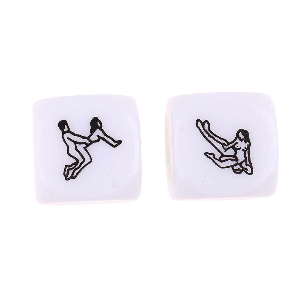 Funny Sex Dice Game Erotic Gambling Colored Drawings