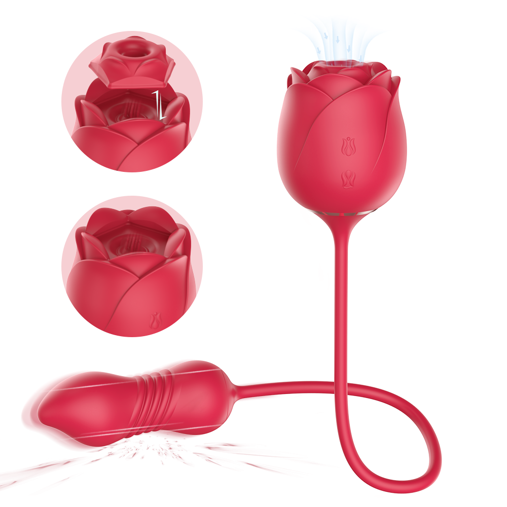 Immortal Flower 5 - Clitoral Stimulator with Pulsation and G-spot Massager