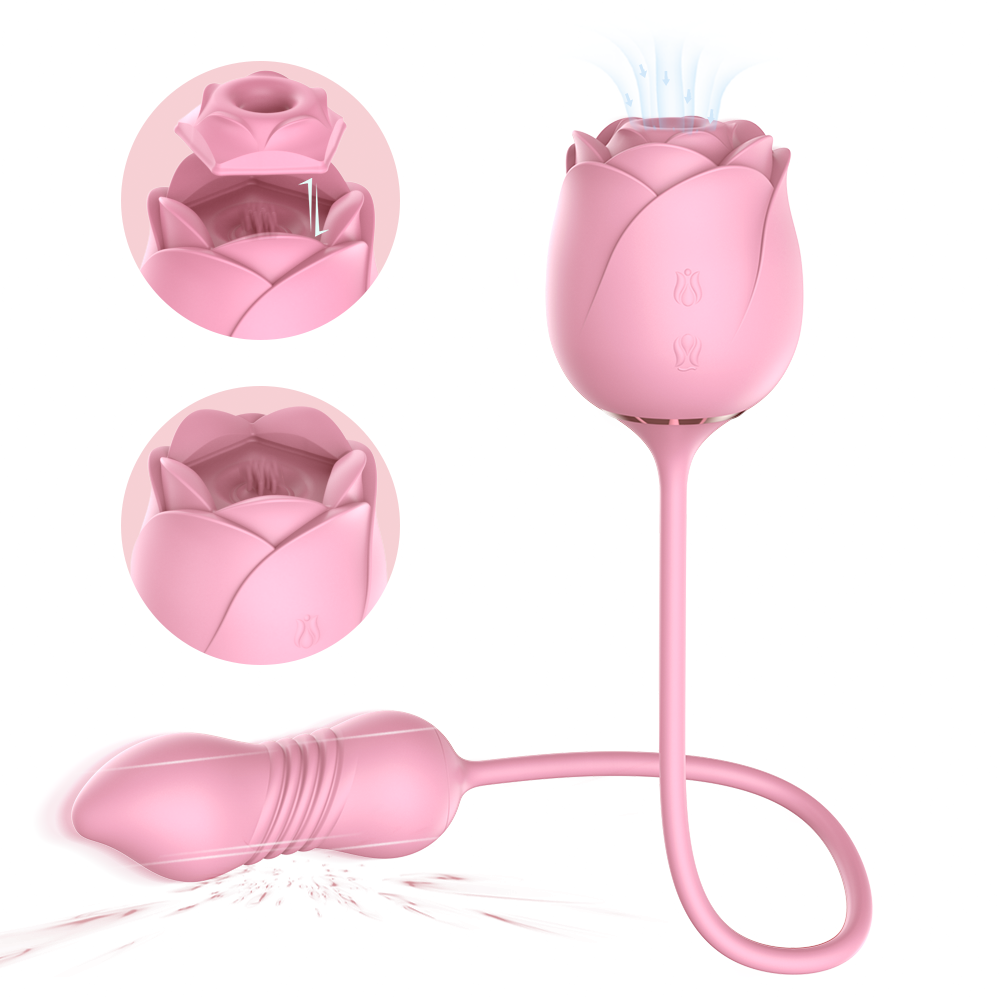 Immortal Flower 5 - Clitoral Stimulator with Pulsation and G-spot Massager