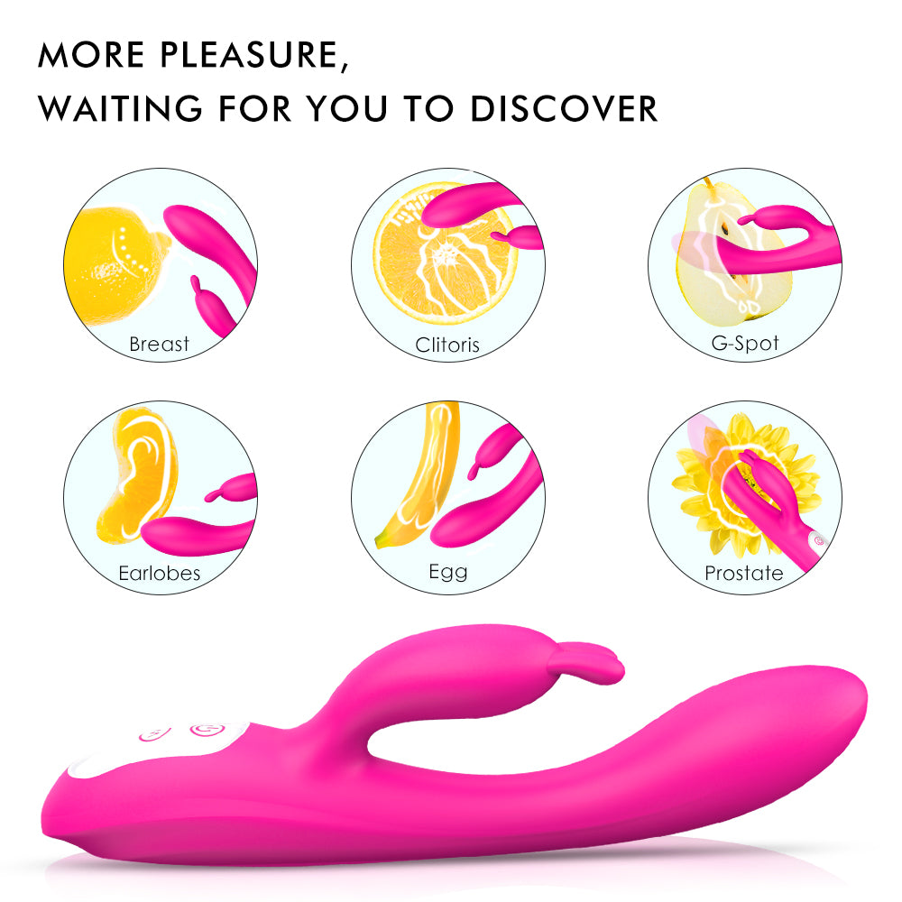 Naughty - G-spot and Clitoris Stimulator Vibrator with Heating