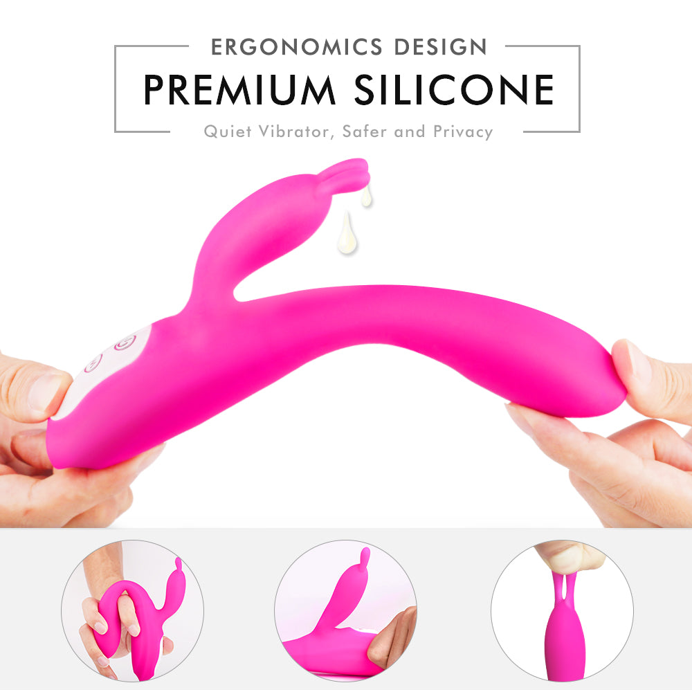 Naughty - G-spot and Clitoris Stimulator Vibrator with Heating