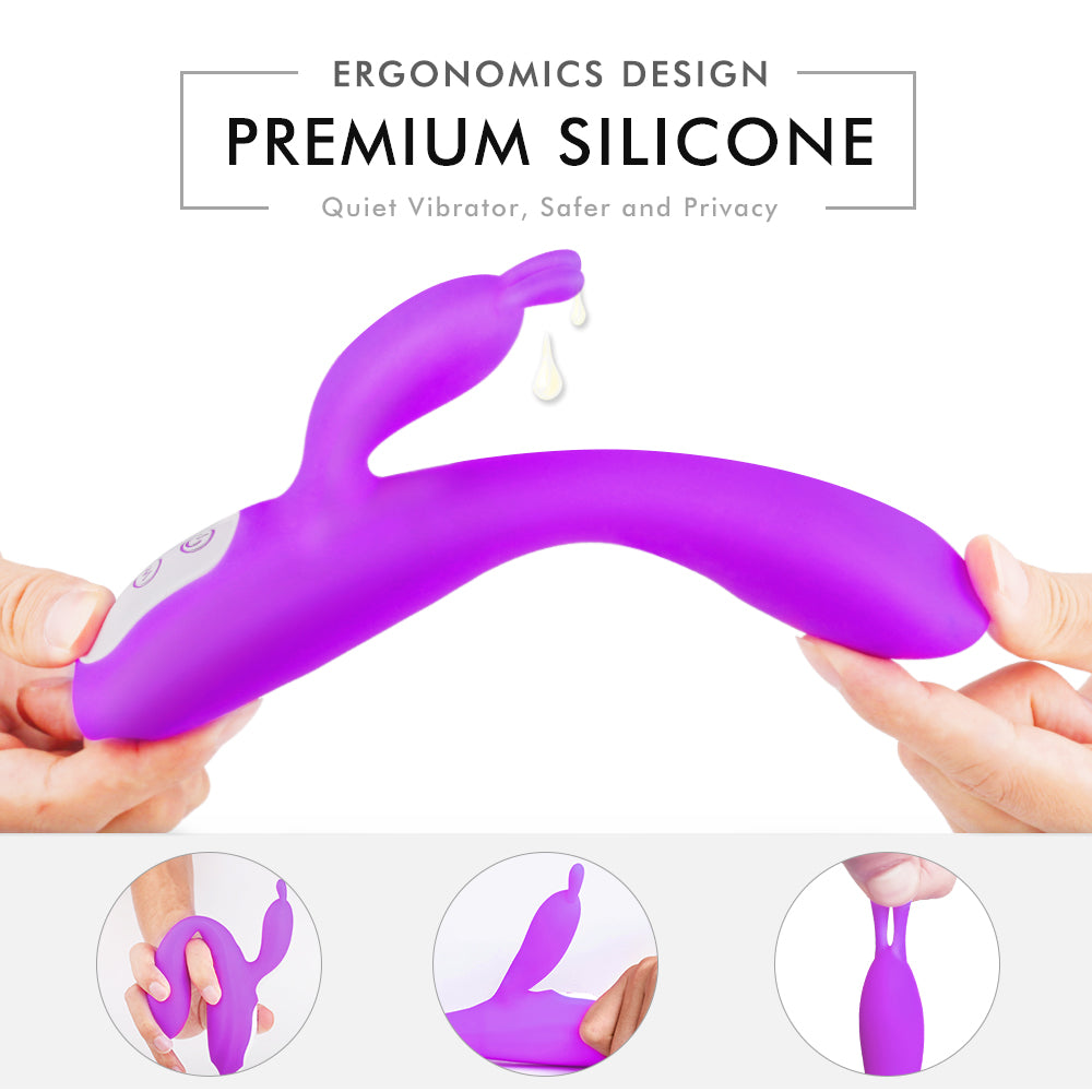 Naughty - G-spot and Clitoris Stimulator Vibrator with Heating