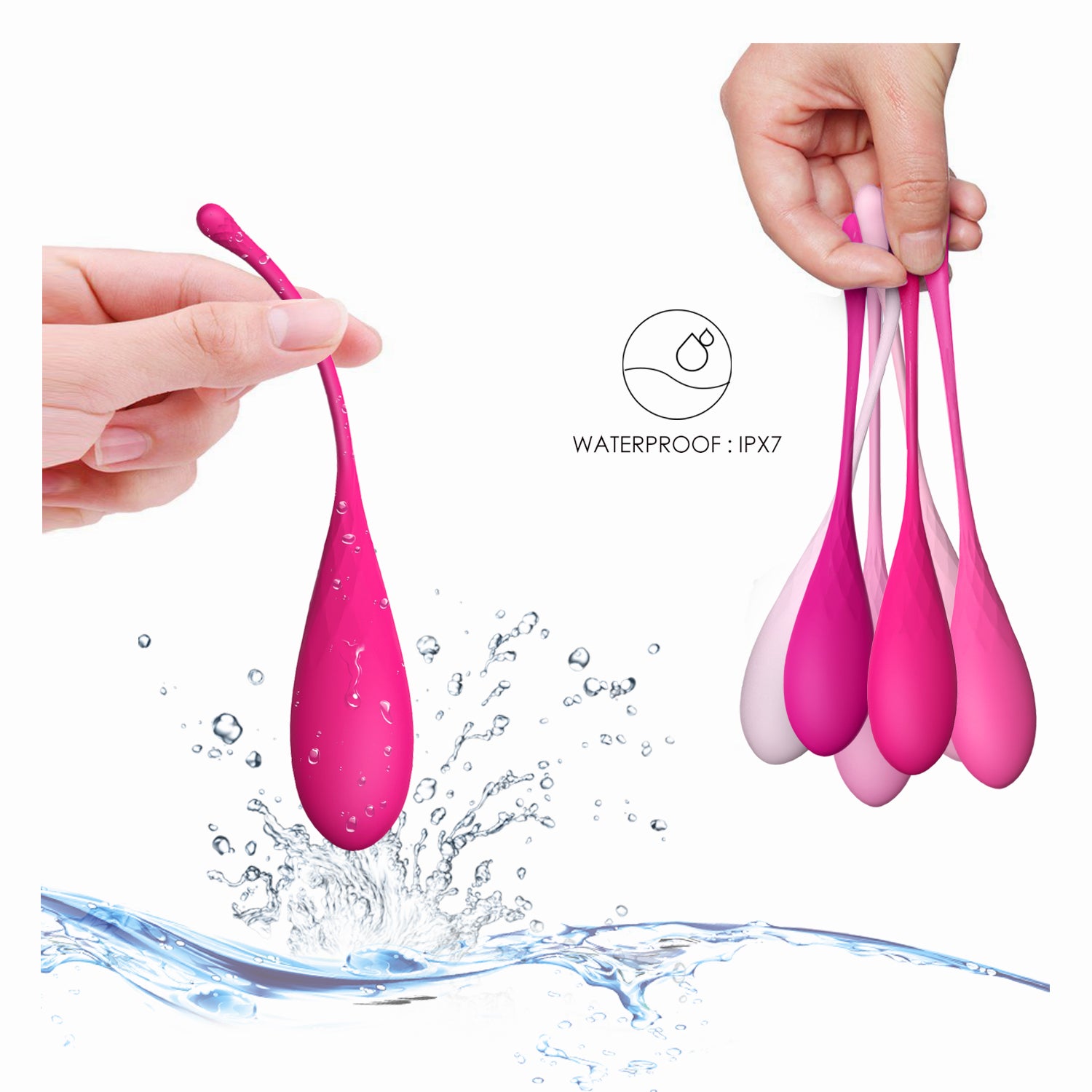 Deluxe Kegel Weighted Exercise Balls - Pelvic Floor Tightening