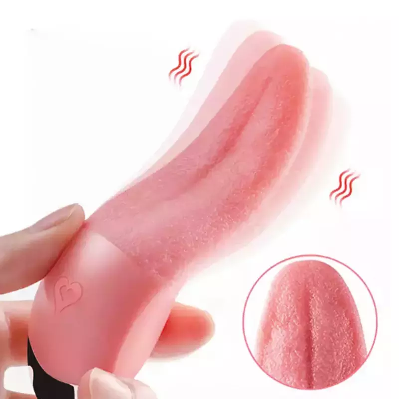 Tongue - Realistic Tongue Licking Vibrator Clitoral Stimulator 10 Vibration Modes