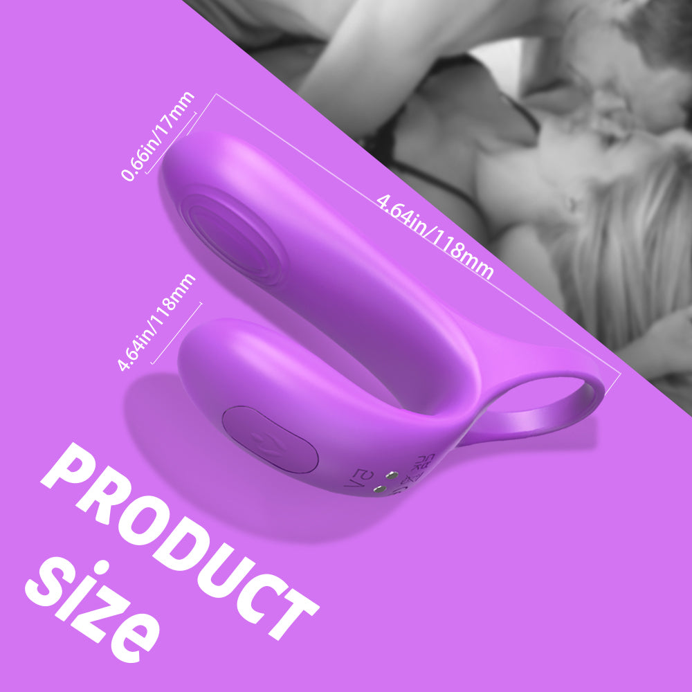 Asta RCT - Cock Ring with Clitoral Stimulator with Remote Control