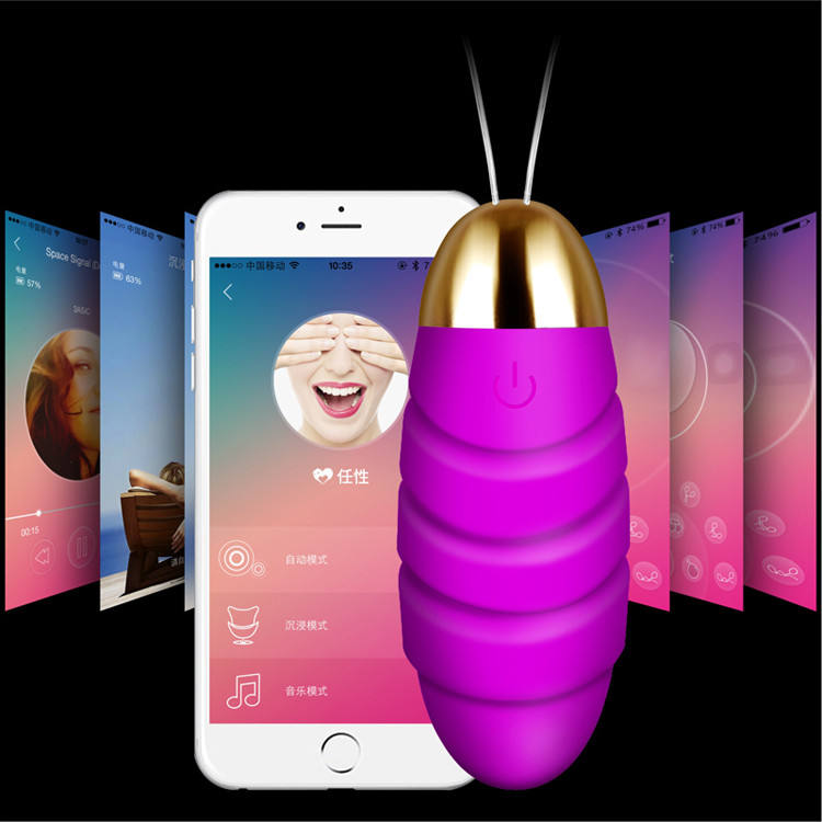 Egg - Bullet App Remote Control With 10 Vibration Modes