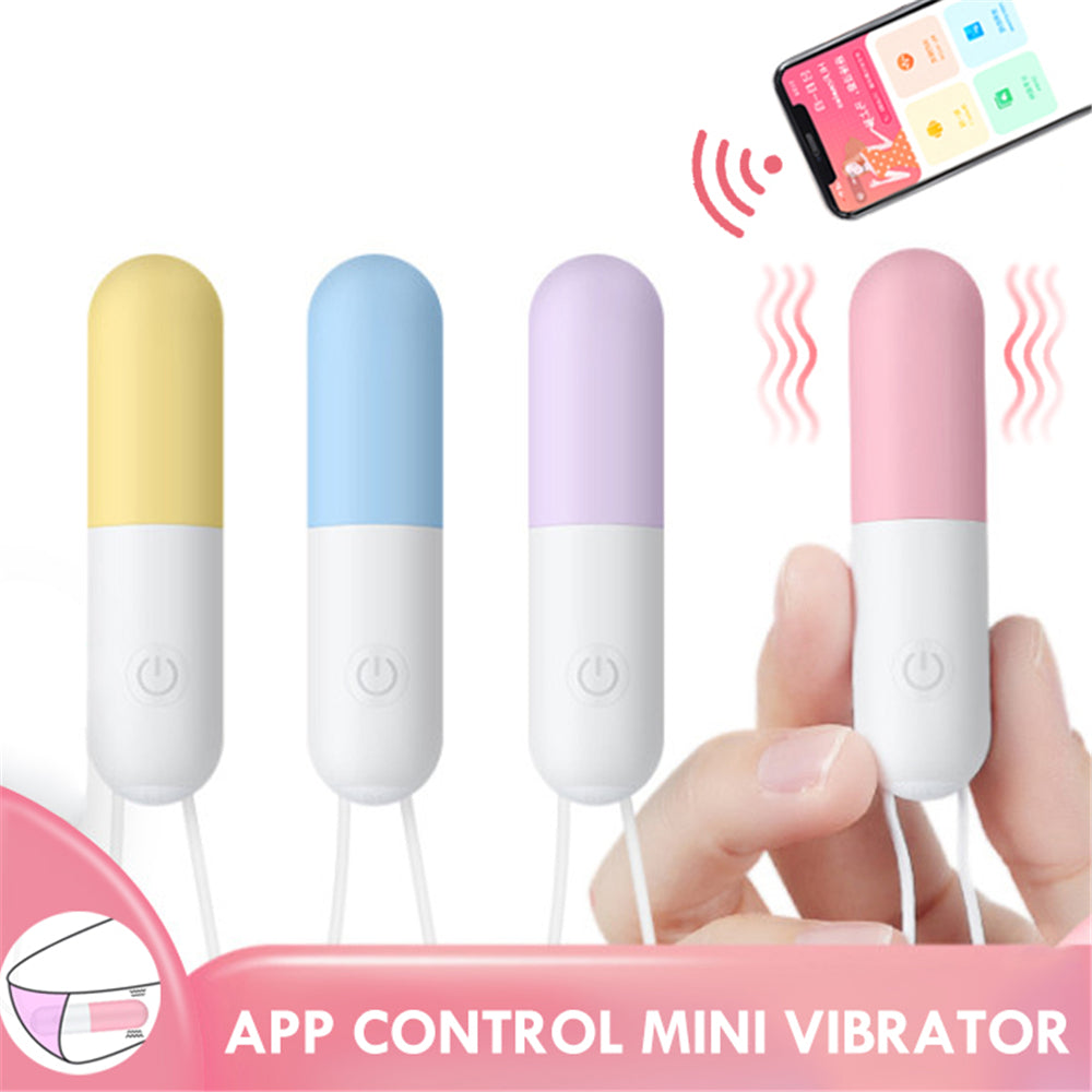 Joy - Mini Bullet with APP Control for G-Spot and Clitoral Simulator With 10 Vibrations