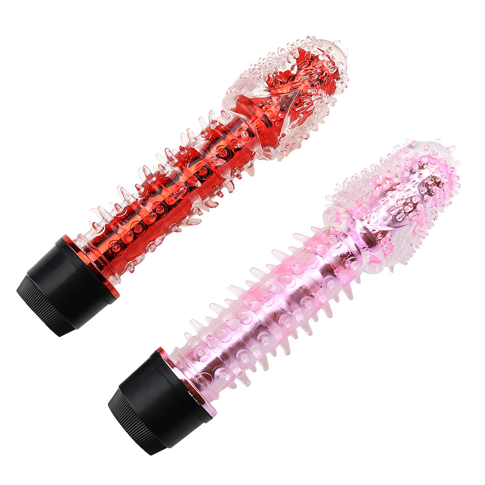 Super Sensor - Translucent Vibrator with Textured Cover