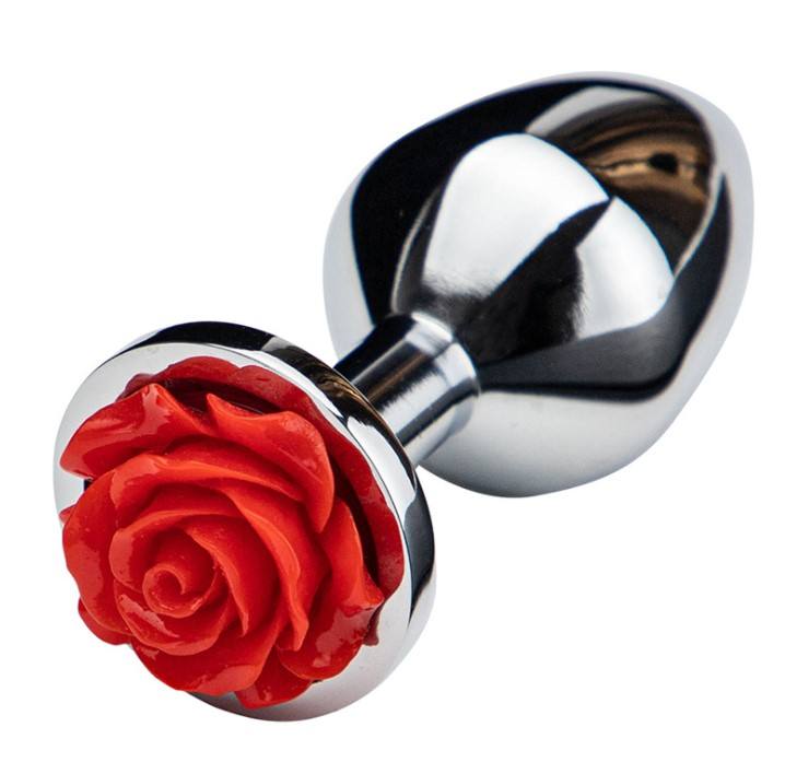 Precious Rose Metal Anal Plug - Set 3 Pcs