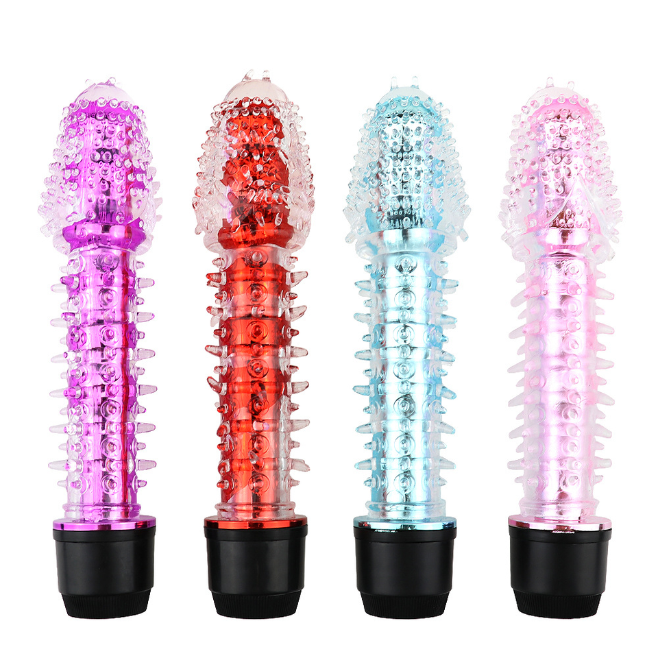 Super Sensor - Translucent Vibrator with Textured Cover