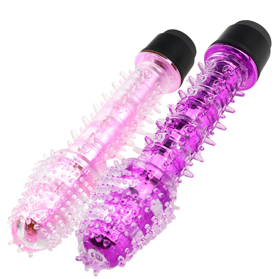 Super Sensor - Translucent Vibrator with Textured Cover