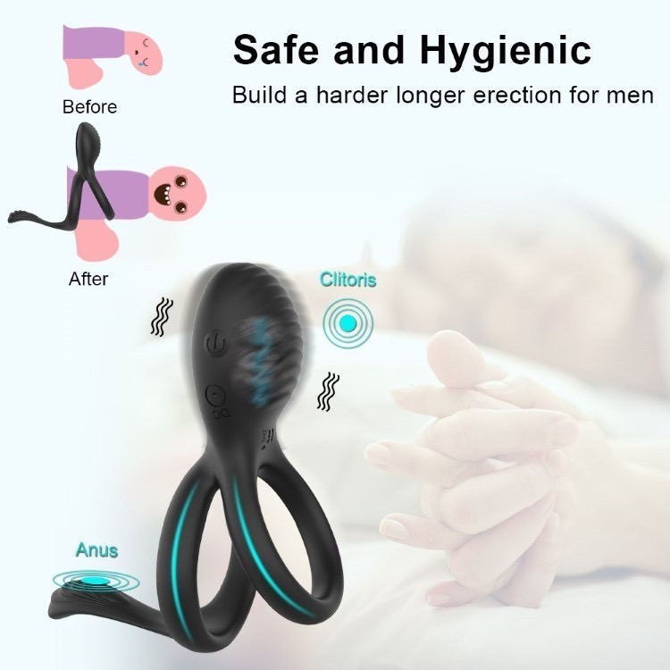 Love Cock Ring - Wireless Penis and Testicle Vibrator with Remote Control