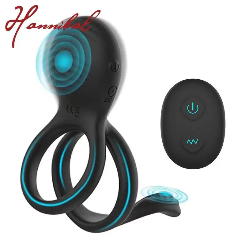 Love Cock Ring - Wireless Penis and Testicle Vibrator with Remote Control