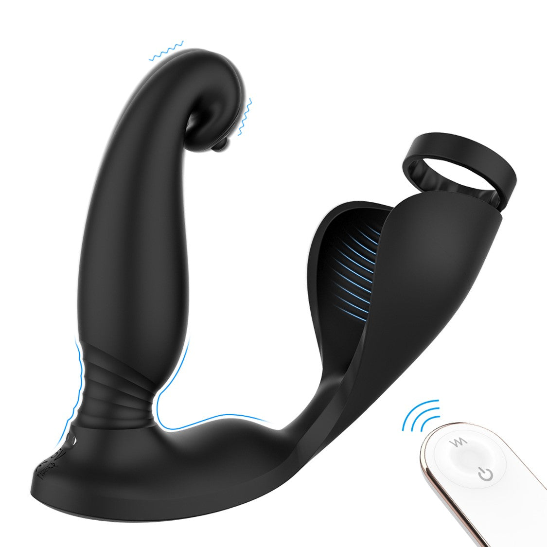 Raptor-RCT - Prostate Massager With Cock Ring