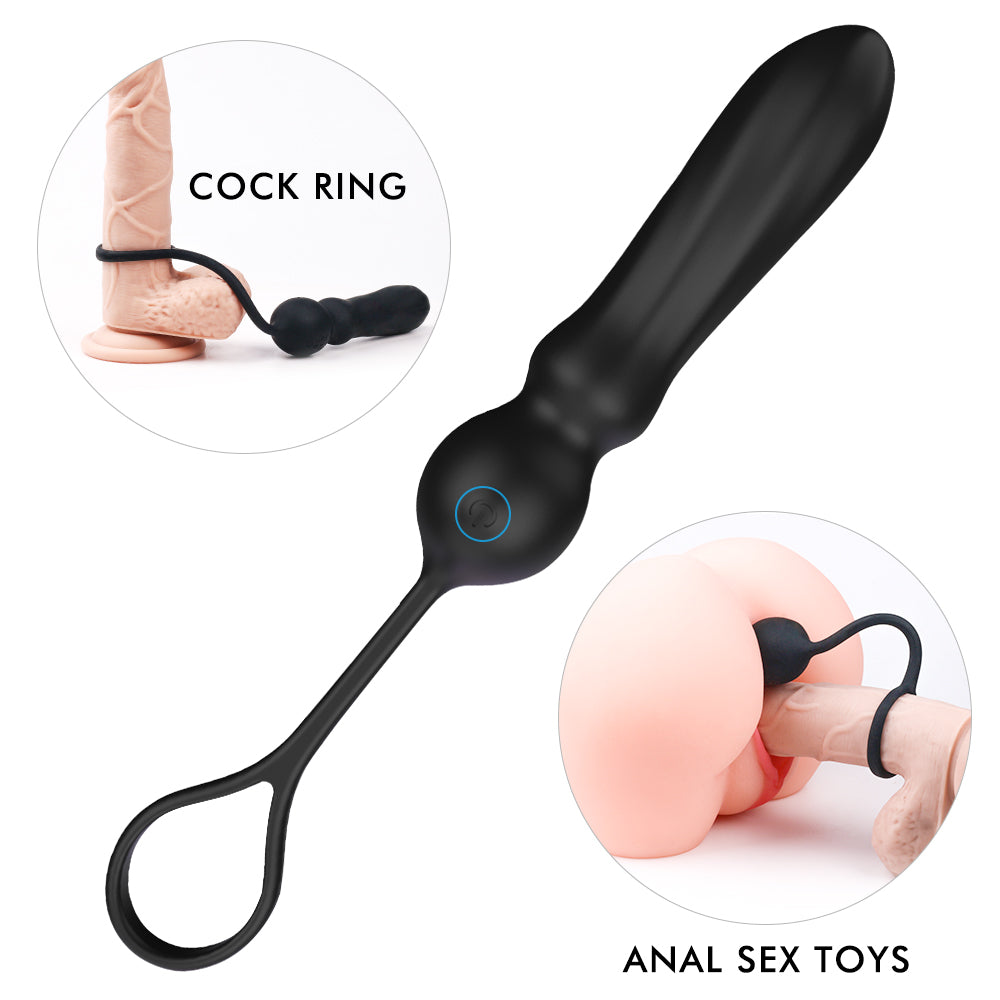 Adele - Rechargeable Multipurpose Vibrating Dildo With Cock Ring