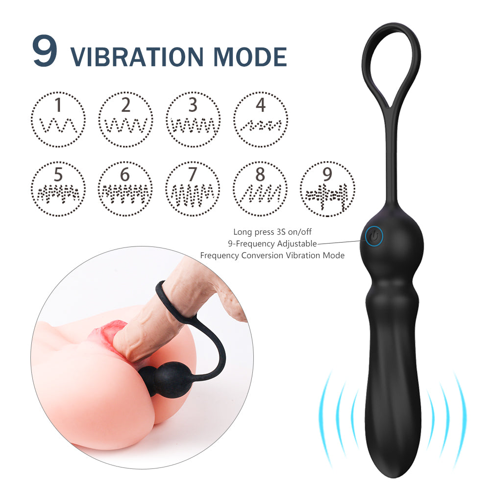 Adele - Rechargeable Multipurpose Vibrating Dildo With Cock Ring