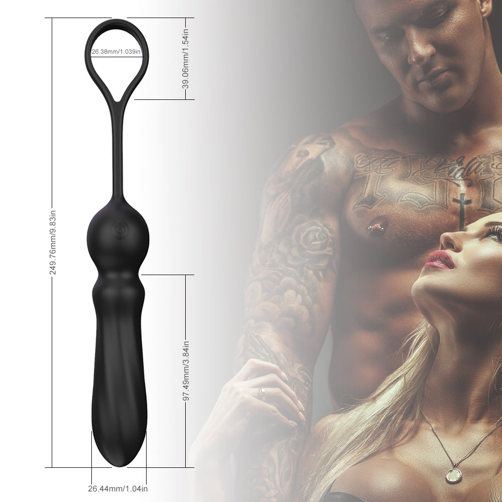 Adele - Rechargeable Multipurpose Vibrating Dildo With Cock Ring