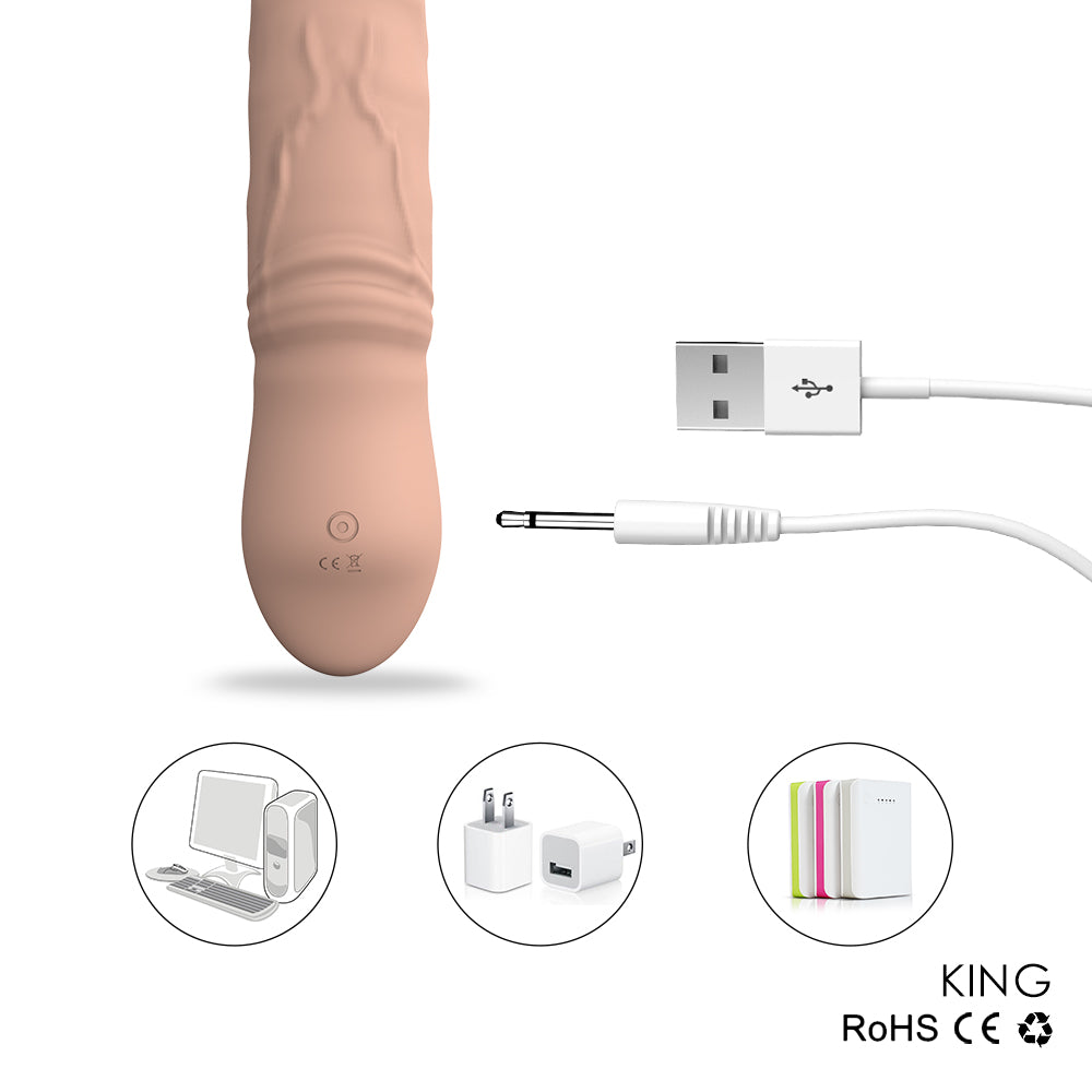 King - Rotating Dildo  9  Vibrating Modes