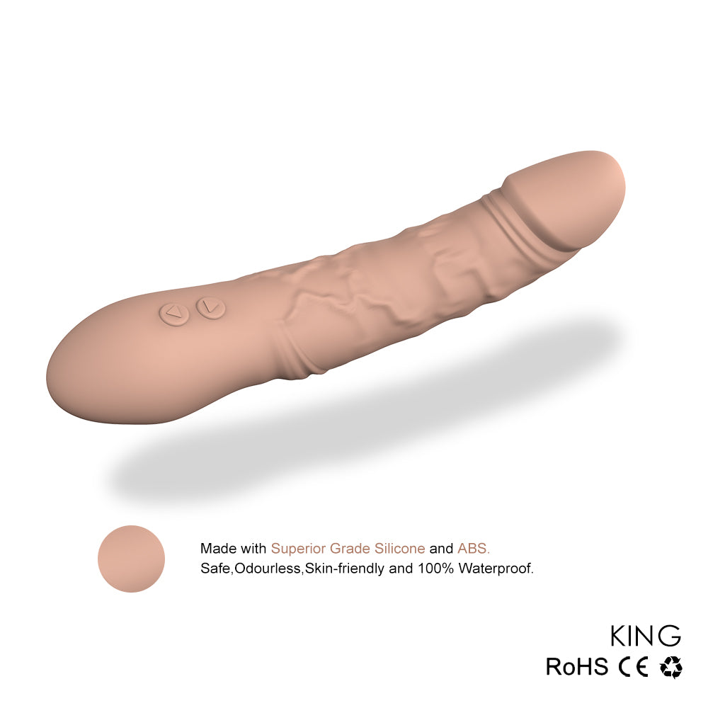 King - Rotating Dildo  9  Vibrating Modes