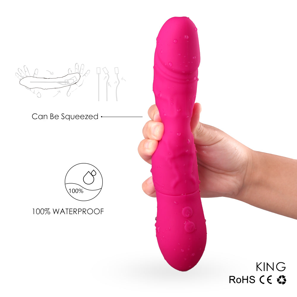 King - Rotating Dildo  9  Vibrating Modes