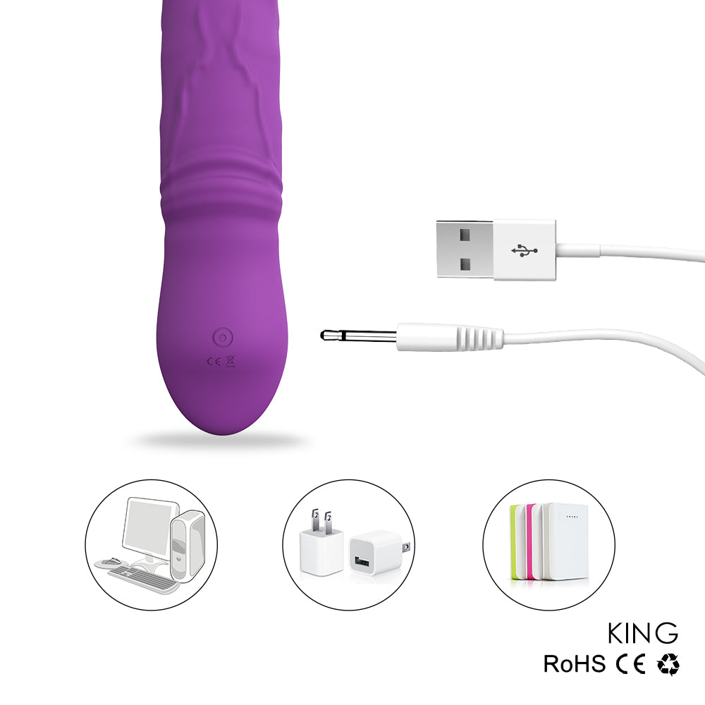 King - Rotating Dildo  9  Vibrating Modes