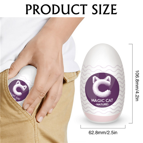 Magic Cat - Egg Male Masturbator 6 Pieces Pack