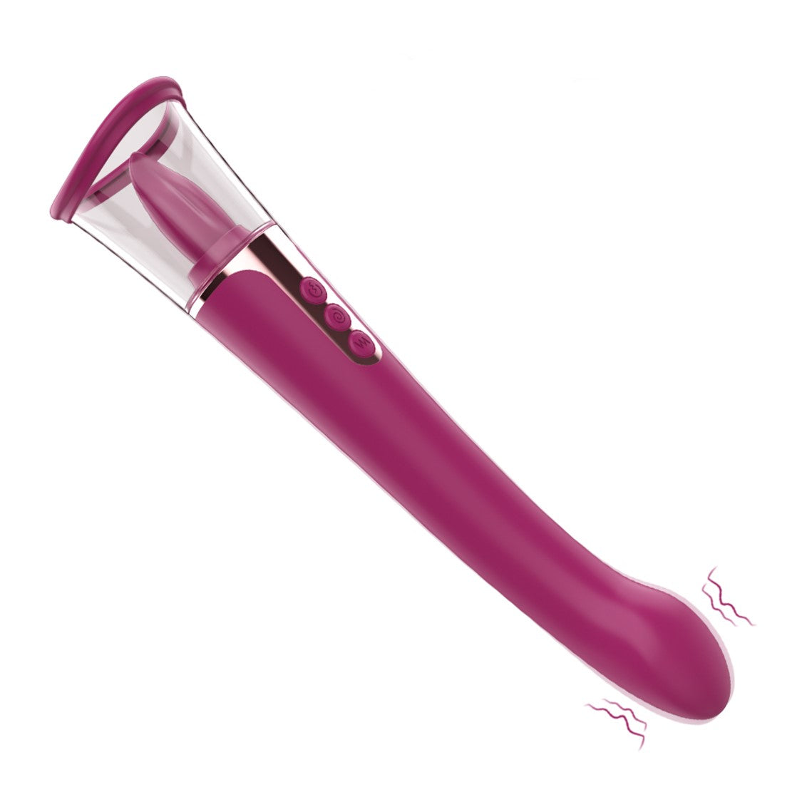 Sabrina - 3 in 1 - Clitoral Suction and Tongue mode + G-spot Vibrator