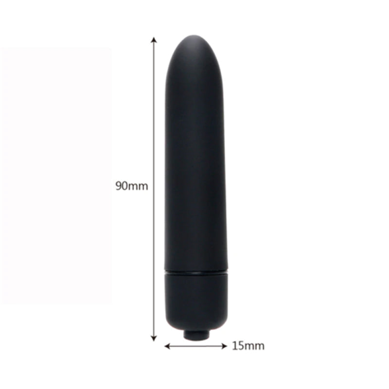 Mini Silicone Bullet - Strong Power Bullet for Women 10 Vibration Modes