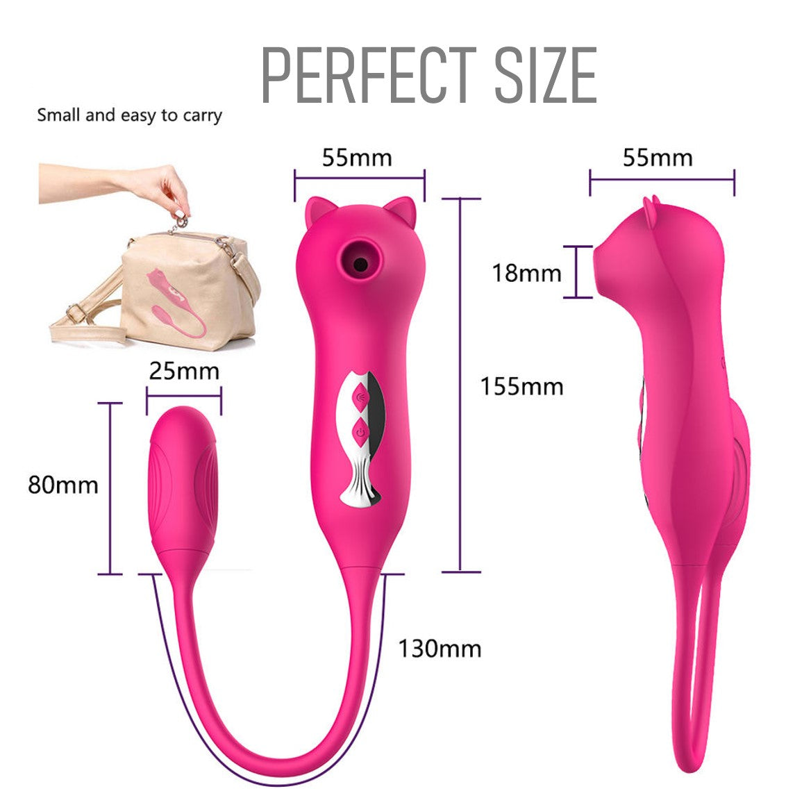 Miu - Clitoral Stimulator with Pulsation and G-spot Massager