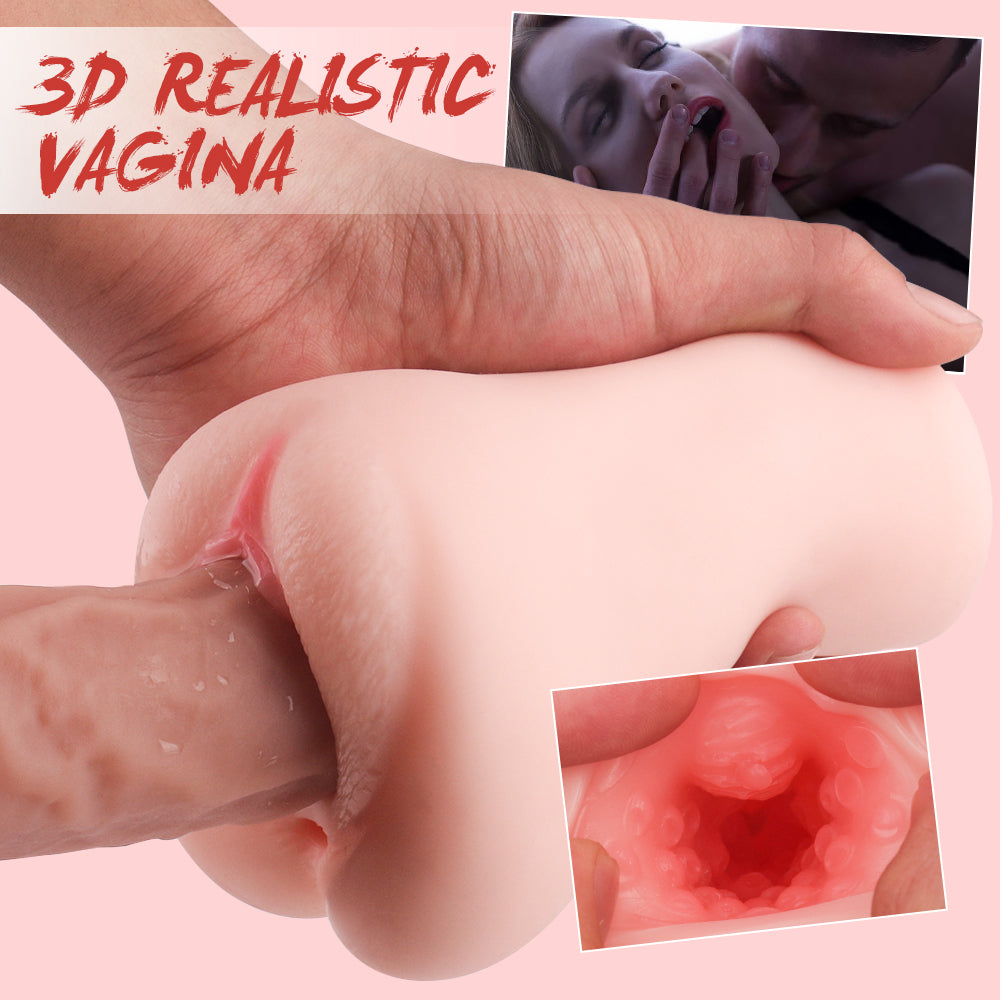 Vivi - 3 in 1 Realistic Silicone Male Masturbator