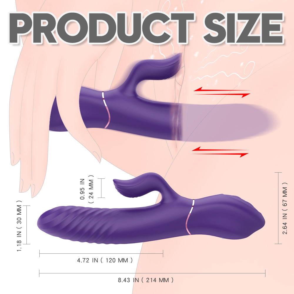 Lighters -  Clitoris and G-spot Massage Vibrator with