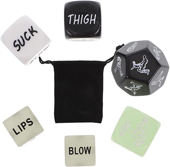 Sex Dice Game With Sex Positions - Glow in the Dark