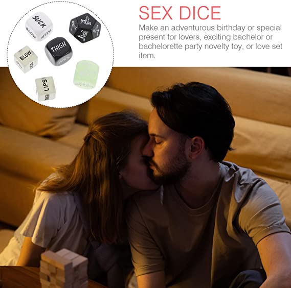 Sex Dice Game With Sex Positions - Glow in the Dark