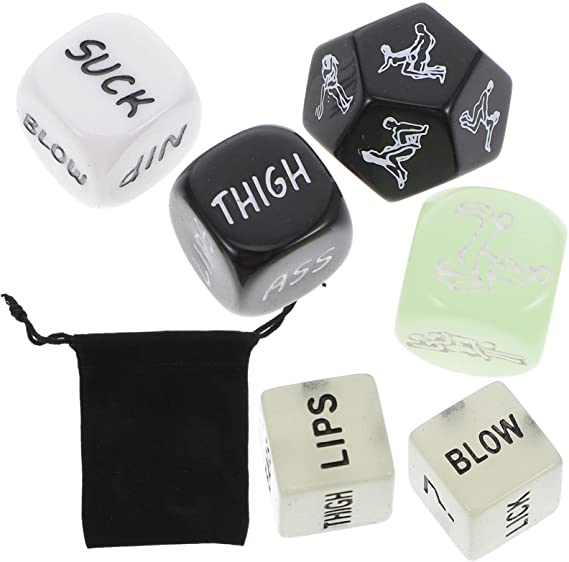 Sex Dice Game With Sex Positions - Glow in the Dark