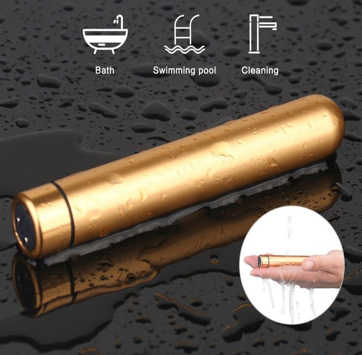 Seed 4 - Rechargeable Waterproof Metal Vibrating Bullet