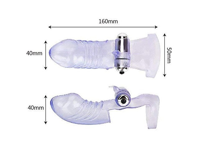 Silicone Finger Sleeve Masturbator For Women