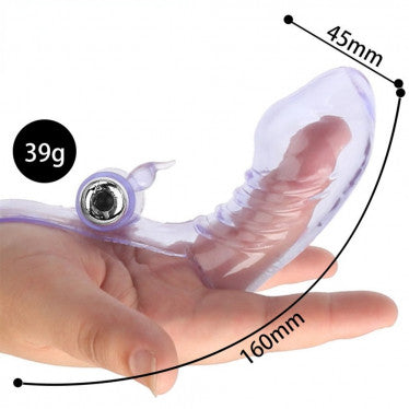 Silicone Finger Sleeve Masturbator For Women