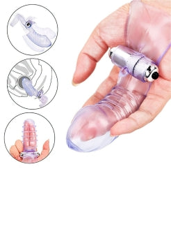 Silicone Finger Sleeve Masturbator For Women